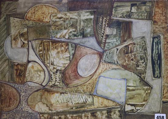 Gerald Meares (1911-1982) oil on board, Untitled, signed, 36 x 50cm, unframed